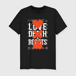 Футболка slim-fit LOVE DEATH ROBOTS LDR, цвет: черный