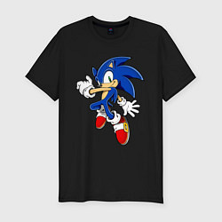 Футболка slim-fit Sonic, цвет: черный