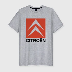 Футболка slim-fit CITROEN, цвет: меланж