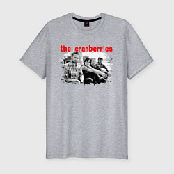 Футболка slim-fit The Cranberries, цвет: меланж