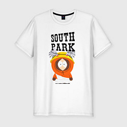 Футболка slim-fit South Park Кенни, цвет: белый