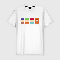 Футболка slim-fit ЮЖНЫЙ ПАРК, цвет: белый