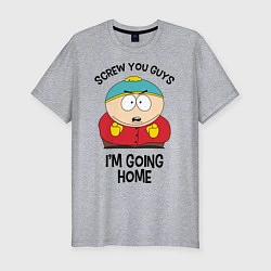 Футболка slim-fit South Park, Эрик Картман, цвет: меланж