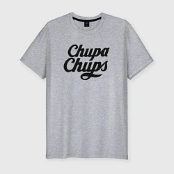 Футболка slim-fit Chupa-Chups Logo, цвет: меланж
