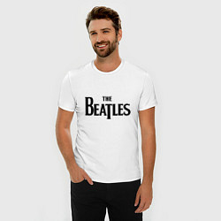 Футболка slim-fit The Beatles, цвет: белый — фото 2