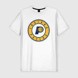 Футболка slim-fit Indiana Pacers 1, цвет: белый