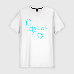 Футболка slim-fit PAYTON LOVE, цвет: белый