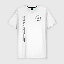 Футболка slim-fit MERCEDES-BENZ AMG, цвет: белый