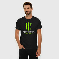 Футболка slim-fit MONSTER ENERGY, цвет: черный — фото 2