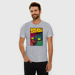 Футболка slim-fit Back to the Future, цвет: меланж — фото 2