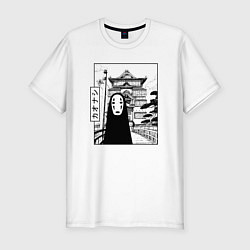Мужская slim-футболка No-Face Spirited Away Ghibli