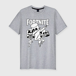 Футболка slim-fit FORTNITE x MARSHMELLO, цвет: меланж