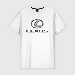 Футболка slim-fit LEXUS, цвет: белый