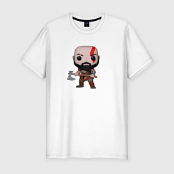 Футболка slim-fit GOD OF WAR, цвет: белый