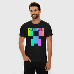Футболка slim-fit MINECRAFT CREEPER, цвет: черный — фото 2