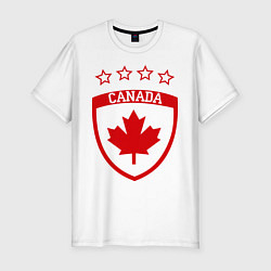 Футболка slim-fit Canada: 4 Stars, цвет: белый