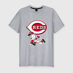 Футболка slim-fit Cincinnati reds - baseball team - talisman, цвет: меланж