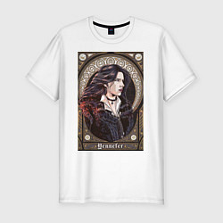 Футболка slim-fit The Witcher, Yennefer, цвет: белый