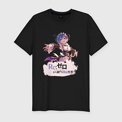 Футболка slim-fit Re: Zero, цвет: черный