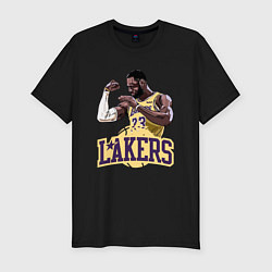 Футболка slim-fit LeBron - Lakers, цвет: черный