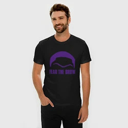 Футболка slim-fit Lakers - Fear The Brow, цвет: черный — фото 2