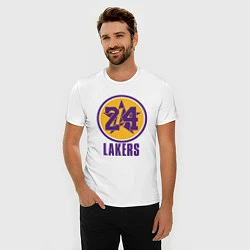 Футболка slim-fit 24 Lakers, цвет: белый — фото 2