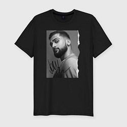 Футболка slim-fit Jony, цвет: черный