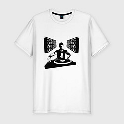 Футболка slim-fit StarTrek DJ Spock Z, цвет: белый