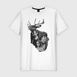 Футболка slim-fit Hannibal, цвет: белый