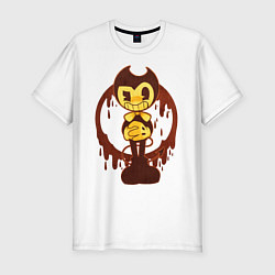 Футболка slim-fit Bendy And The Ink Machine, цвет: белый