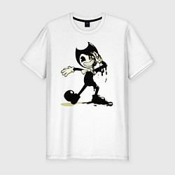 Футболка slim-fit Bendy And The Ink Machine, цвет: белый