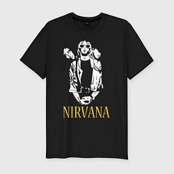 Футболка slim-fit Nirvana, цвет: черный
