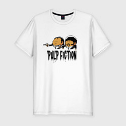 Футболка slim-fit Pulp fiction, цвет: белый