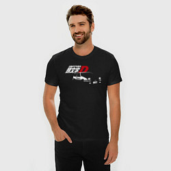 Футболка slim-fit INITIAL D, цвет: черный — фото 2