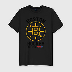 Футболка slim-fit BOSTON BRUINS NHL, цвет: черный