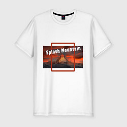 Футболка slim-fit Splash Mountain, цвет: белый