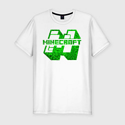 Футболка slim-fit Minecraft, цвет: белый