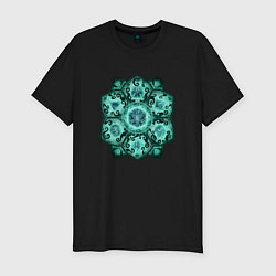 Футболка slim-fit DnD Dices: Lovecraft, цвет: черный