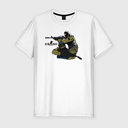 Футболка slim-fit CS:GO, цвет: белый