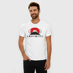 Футболка slim-fit Infiniti, цвет: белый — фото 2