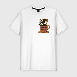 Мужская slim-футболка DO IT! DRINK THE COFFEE