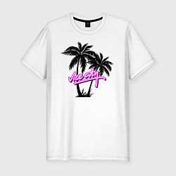 Футболка slim-fit GTA Vice City, цвет: белый