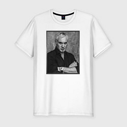 Футболка slim-fit Валерий Меладзе, цвет: белый