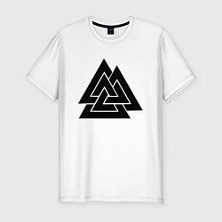 Мужская slim-футболка Валькнут Valknut Z