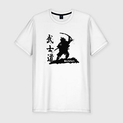 Футболка slim-fit Busido - путь воина, цвет: белый