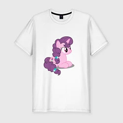 Футболка slim-fit Pony Pink Mammal Purple - Litt, цвет: белый
