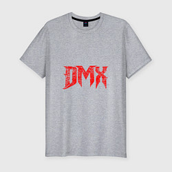 Мужская slim-футболка Рэпер DMX логотип logo