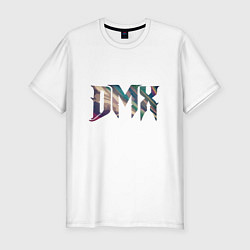 Футболка slim-fit DMX Color, цвет: белый
