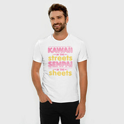 Футболка slim-fit Kawaii in the streets, цвет: белый — фото 2