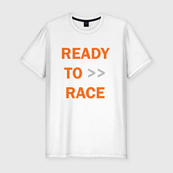 Футболка slim-fit KTM READY TO RACE спина Z, цвет: белый